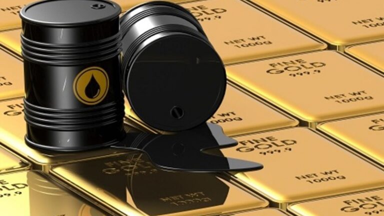 ارتفاع الذهب وانخفاض النفط