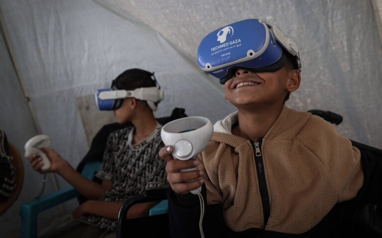 ملاذ افتراضي لأطفال غزة!