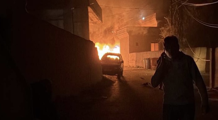 غارة على سيارة في جناتا (فيديو)