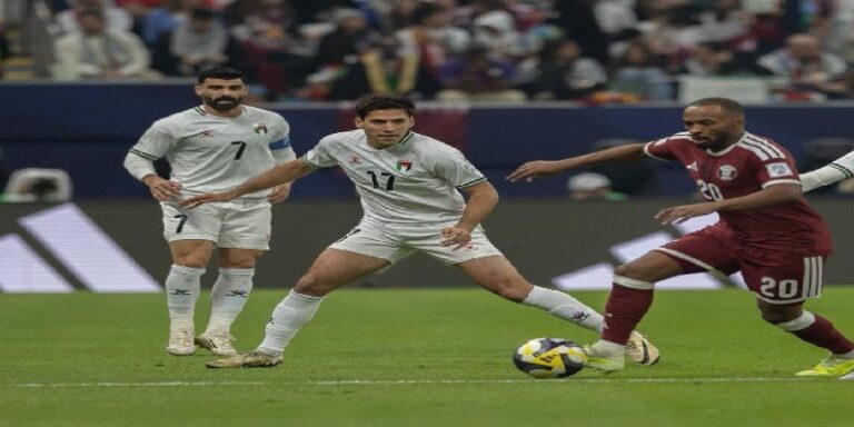 كأس العرب لكرة القدم: فلسطين تفاجئ قطر وتهزمها بهدف قاتل