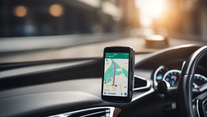 صورة لهاتف تتضمن إبليكايشن الموقع