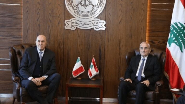 وزير الدفاع الإيطالي: ملتزمون بدعم المؤسسة العسكرية اللبنانية