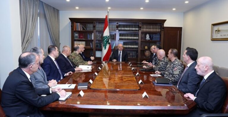 عون يترأس اجتماعاً أمنياً: الحكومة في صدد تحسين رواتب العسكريين
