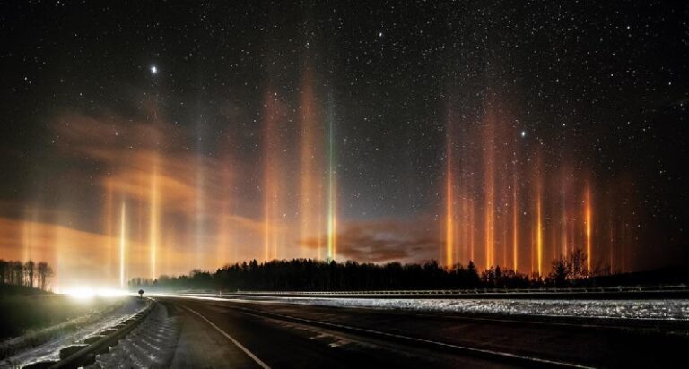 ظاهرة طبيعية تخطف الأنظار في لينينغراد (صور)