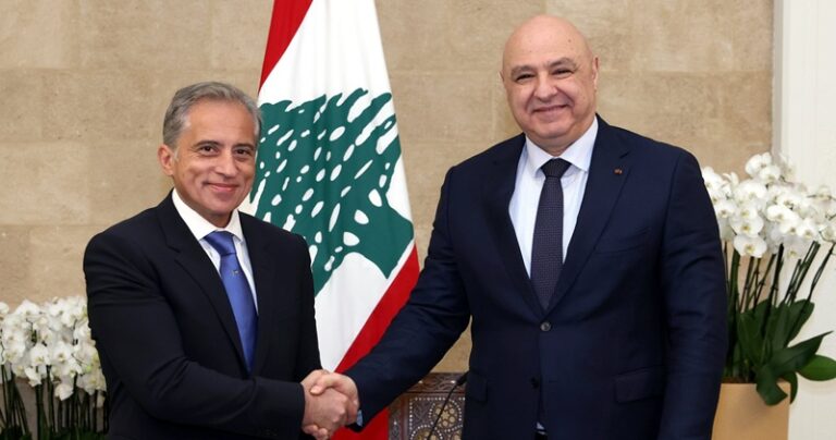 رئيس الحكومة الأردنية من بعبدا: نقف إلى جانب لبنان