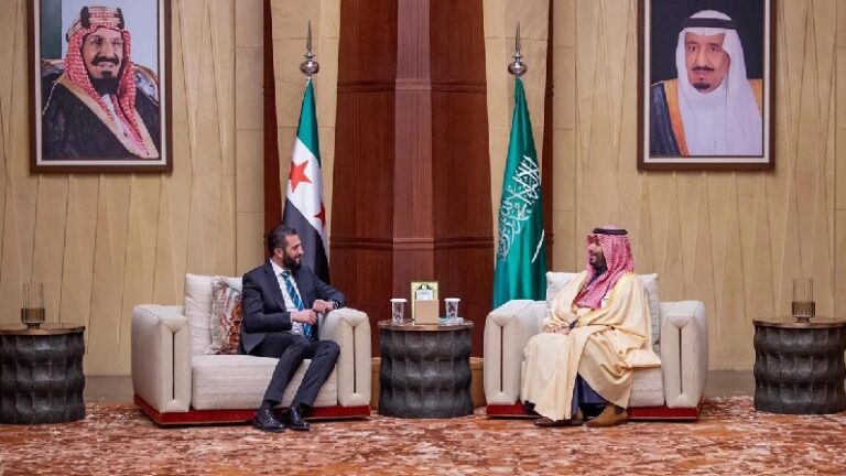 اتصال هاتفي بين بن سلمان والشرع