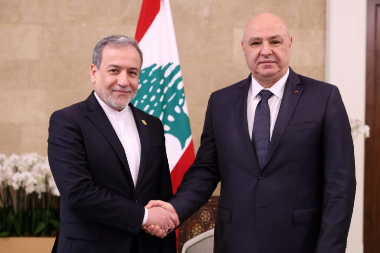 عراقجي من بعبدا: لعقد لجنة اقتصادية مشتركة بين بيروت وطهران