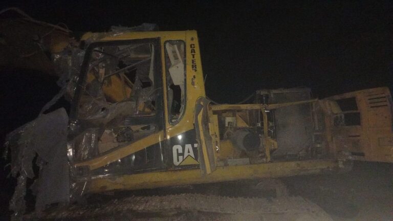 استهداف حفارة في ميس الجبل