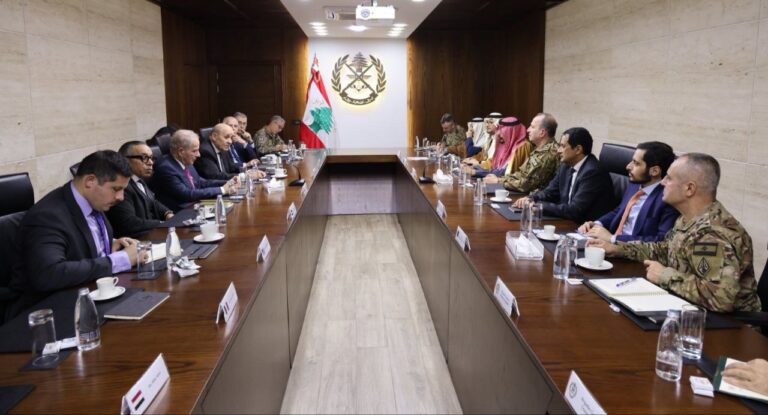 هيكل يستقبل سفراء “الخماسية” للتحضير لمؤتمر الجيش