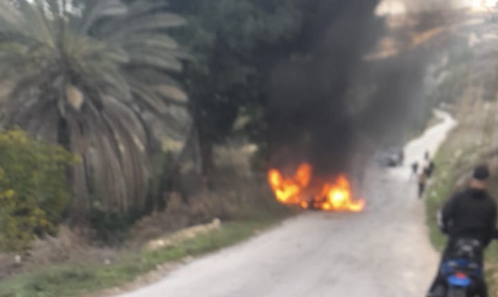 غارة على سيارة في زيتا (فيديو)