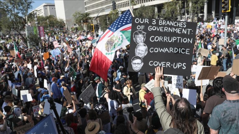 احتجاجات في أميركا‬⁩ ضد وكالة الهجرة (فيديو)