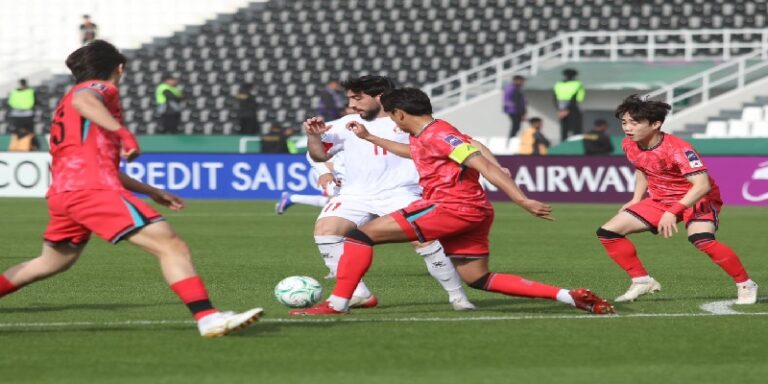 كأس آسيا للشباب: خسارة مؤلمة للبنان أمام كوريا الجنوبية