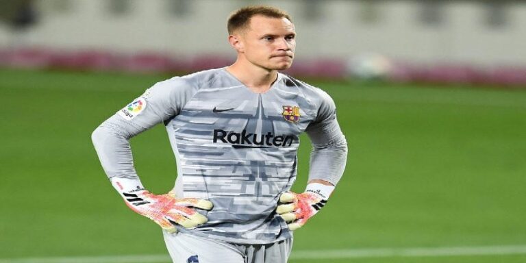شتيغن يقترب من الإنضمام لجيرونا مُعاراً من برشلونة