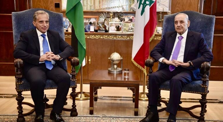 رئيس الحكومة الأردنية يغادر عين التينة من دون تصريح