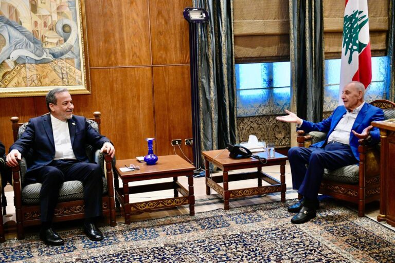 عراقجي من عين التينة: التبادل التجاري بين إيران ولبنان بلغ 110 ملايين دولار