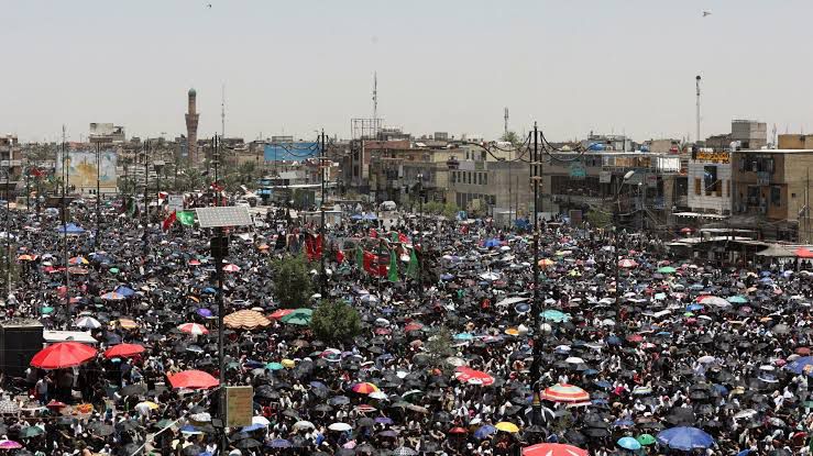 بغداد تتظاهر دعماً لإيران (فيديو)