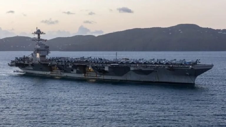 أكبر حاملة طائرات أميركية تصل إلى الأراضي المحتلة