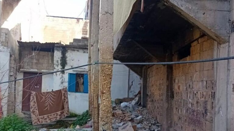 إخلاء مبنى في المنية