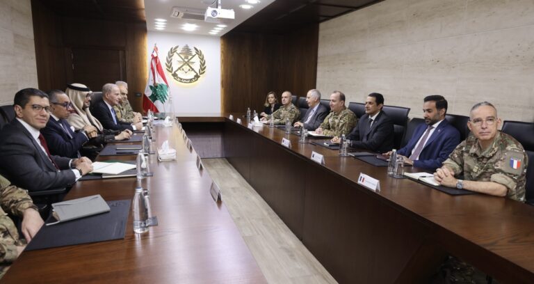 هيكل يستقبل سفراء الخماسية لمتابعة مؤتمر الجيش