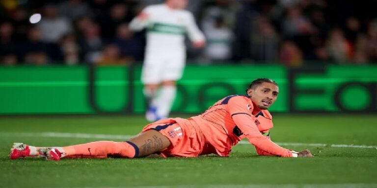 رافينيا يغيب عن برشلونة بسبب الإصابة