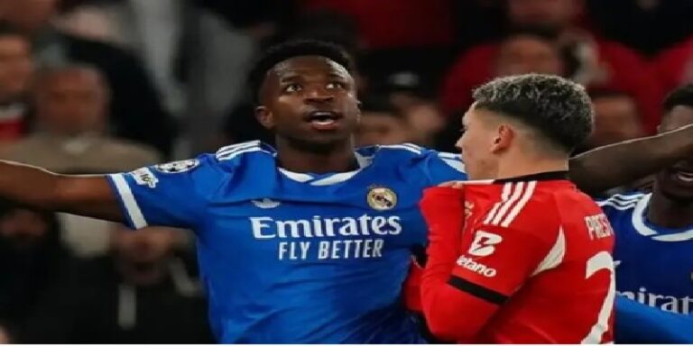 لاعب بنفيكا بريستياني يُلوّح بمقاضاة فينيسيوس جونيور