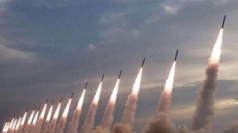 صواريخ إيرانية باتجاه الأراضي المحتلة