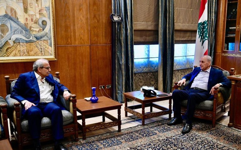 برّي وسلام يبحثان تطورات العدوان الإسرائيلي وملف النزوح