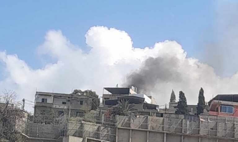 غارة على صيدا.. وشهيدان (صورة وفيديو)