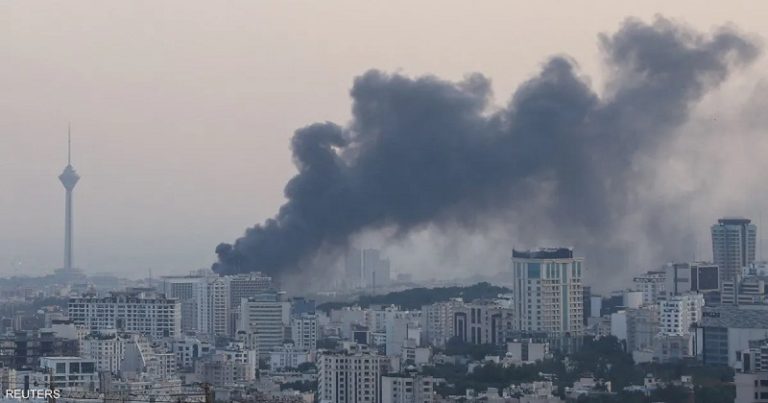 غارات على طهران (صور)