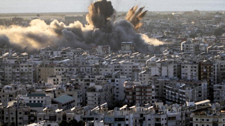 غارة على بئر العبد (صورة)