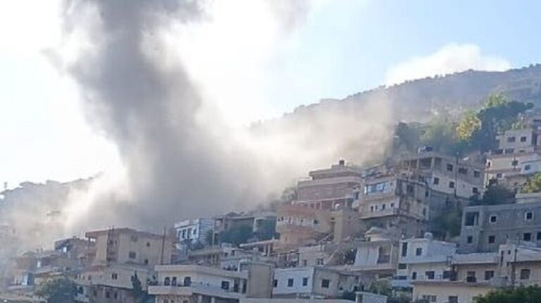 سلسلة غارات وقصف مدفعي على قرى الجنوب