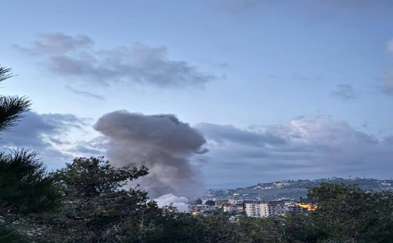 شهيد بغارة النبطية الفوقا (فيديو)