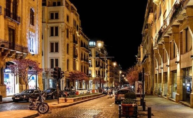 إشكال وتضارب في وسط بيروت (فيديو)