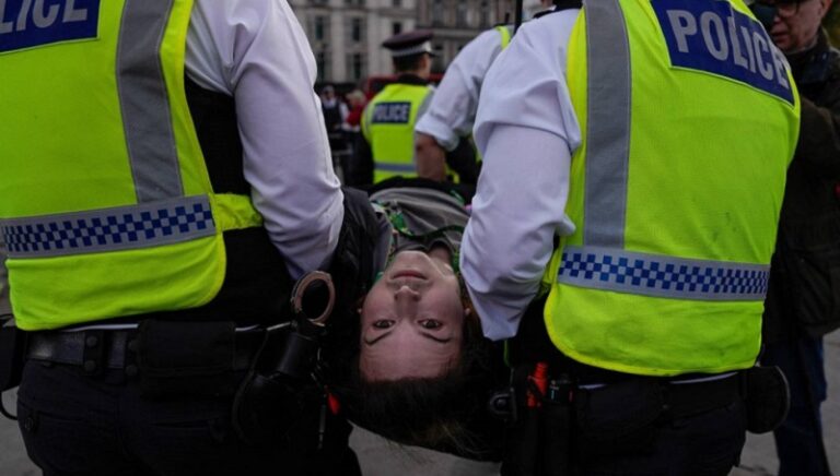 شرطة لندن توقف 523 ناشطاً مؤيداً لفلسطين