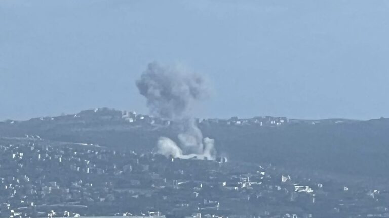 غارة على المنصوري وقصف مدفعي نحو القوزح وبيت ليف والقليلة