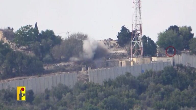 استهداف محطّة الاتصالات في ثكنة ‏العليقة.. وإصابة مباشرة!