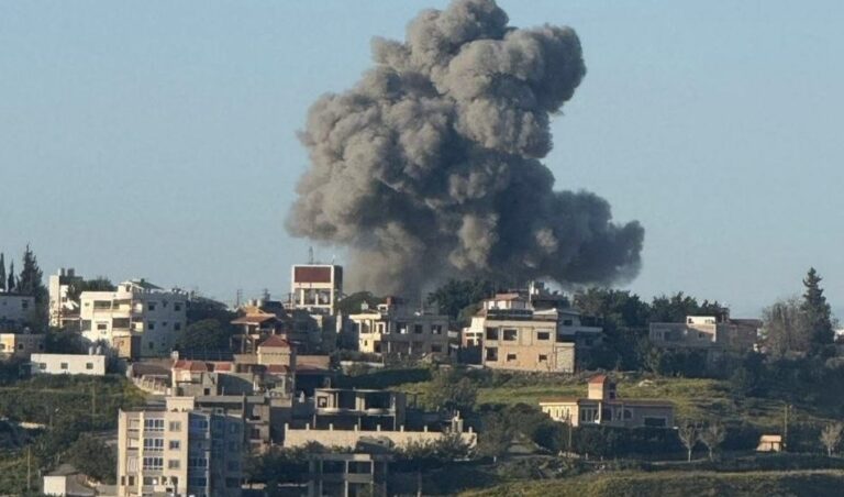 غارات على بيت ياحون.. وتمشيط بالأسلحة نحو بنت جبيل (صورة)