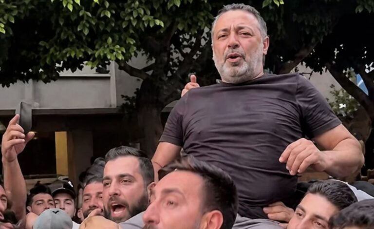 عودة مطلوب “أمن الدولة” إلى ساقية الجنزير.. وحشود غفيرة (فيديو)