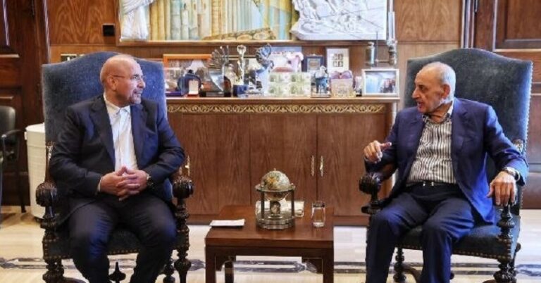 اتصال بين بري وقاليباف.. ومساعٍ لوقف إطلاق النار في لبنان