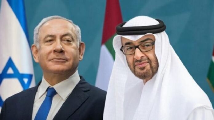 محمد بن زايد - بنيامين نتنياهو